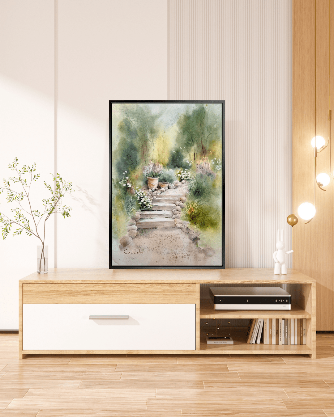 Bahçe Merdiveni Tablosu